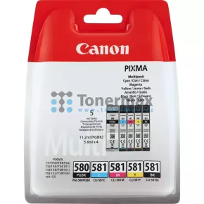 Canon PGI-580 PGBk, CLI-581 C/M/Y/Bk, 2078C005, Multipack