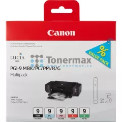 Canon PGI-9 MBK/PC/PM/R/G, 1033B013, Multi Pack Canon PGI-9 MBK/PC/PM/R/G, 1033B013, Multi Pack
