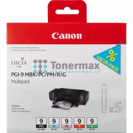 Cartridge Canon PGI-9 MBK/PC/PM/R/G, 1033B013, Multi Pack