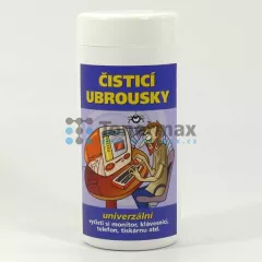 Čistící trhací ubrousky univerzální Čistík, dóza, 100ks