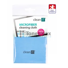 Čisticí utěrka z mikrovlákna CLEAN IT, 19x19 cm, světle modrá