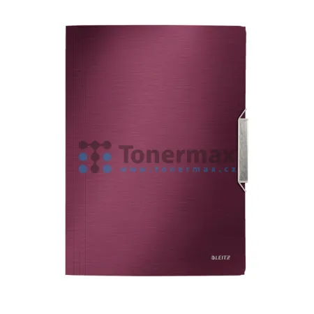 Desky na dokumenty s gumičkou Leitz Style A4, granátově červené