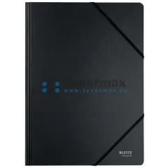 Desky s gumičkou LEITZ RECYCLE A4, černé