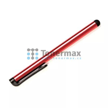 Dotykové pero kapacitní, hliník, červené