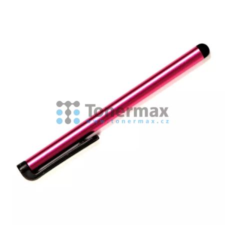 Dotykové pero kapacitní, hliník, tmavě růžové