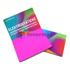 Elektrostatické poznámkové bločky Symbionotes, 190x100 mm, růžové (100 listů)