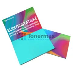 Elektrostatické poznámkové bločky Symbionotes, 190x100 mm, tyrkysové (100 listů)