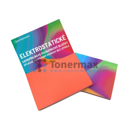 Elektrostatické poznámkové bločky Symbionotes, 70x100 mm, červené (100 listů)