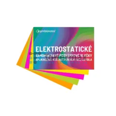 Elektrostatické poznámkové bločky Symbionotes, 70x100 mm, MIX 4 barev (100 listů)