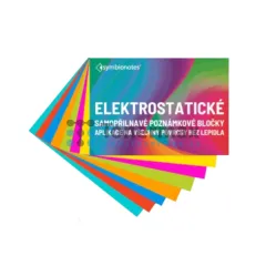 Elektrostatické poznámkové bločky Symbionotes, 70x100 mm, MIX 7 barev (100 listů)