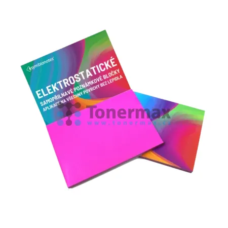 Elektrostatické poznámkové bločky Symbionotes, 70x100 mm, růžové (100 listů)