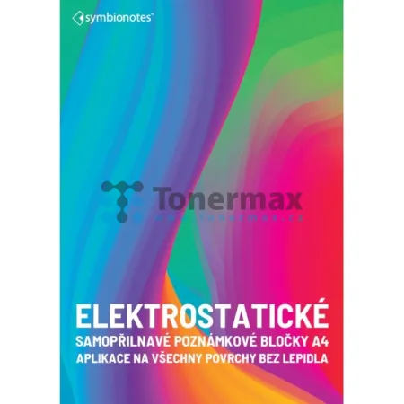 Elektrostatické poznámkové bloky Symbionotes, A4, bílé (100 listů)
