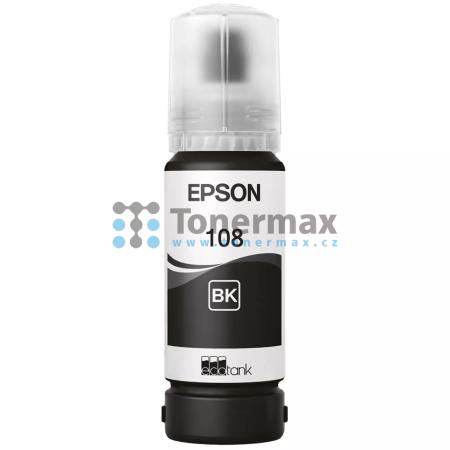 Epson 108, C13T09C14A, ink bottle, originální inkoustová lahvička pro tiskárny Epson L8050, EcoTank L8050, L18050