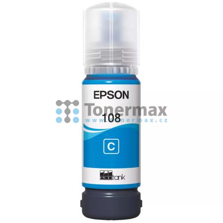 Epson 108, C13T09C24A, ink bottle, originální inkoustová lahvička pro tiskárny Epson L8050, EcoTank L8050, L18050
