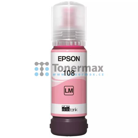 Epson 108, C13T09C64A, ink bottle, originální inkoustová lahvička pro tiskárny Epson L8050, EcoTank L8050, L18050