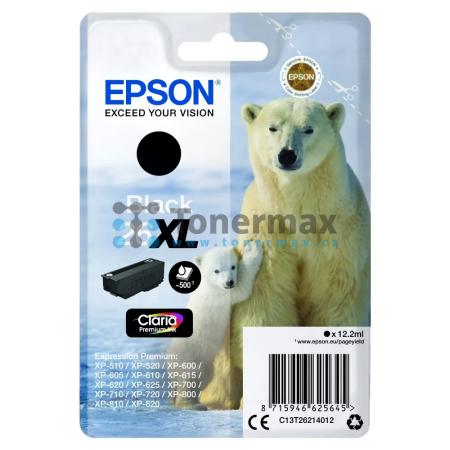 Epson 26XL, C13T26214012, originální cartridge pro tiskárny Epson XP-510, Expression Premium XP-510, XP-520, Expression Premium XP-520, XP-600, Expression Premium XP-600, XP-605, Expression Premium XP-605, XP-610, Expression Premium XP-610, XP-615, Expres