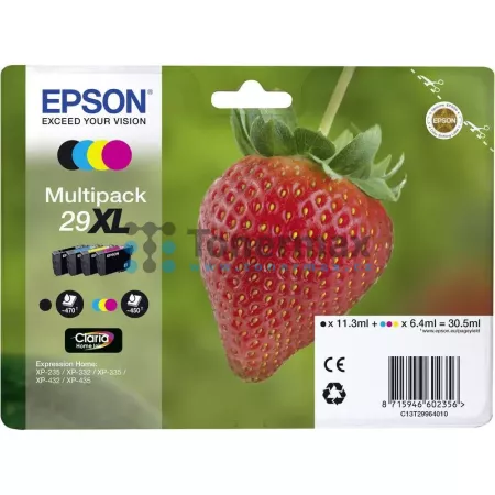 Cartridge Epson 29XL, C13T29964010, multipack