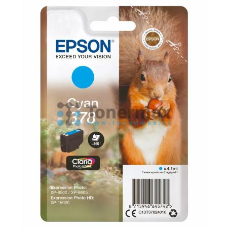 Epson 378, C13T37824010, originální cartridge pro tiskárny Epson XP-8500, Expression Photo XP-8500, XP-8505, Expression Photo XP-8505, XP-15000, Expression Photo HD XP-15000