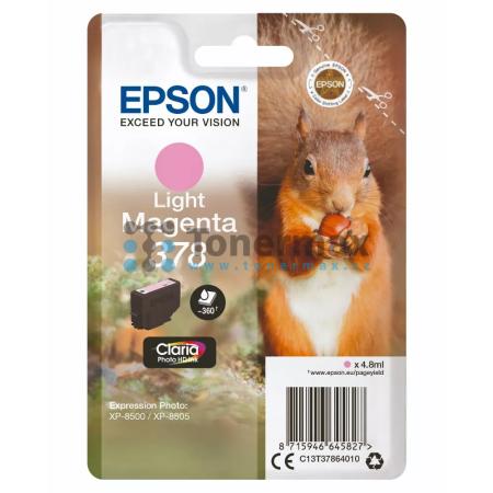 Epson 378, C13T37864010, originální cartridge pro tiskárny Epson XP-8500, Expression Photo XP-8500, XP-8505, Expression Photo XP-8505