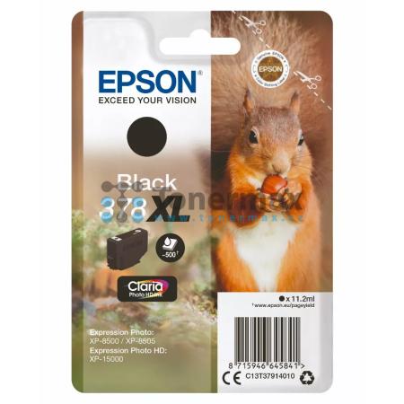 Epson 378XL, C13T37914010, originální cartridge pro tiskárny Epson XP-8500, Expression Photo XP-8500, XP-8505, Expression Photo XP-8505, XP-15000, Expression Photo HD XP-15000
