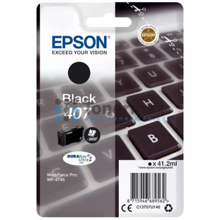 Epson 407, C13T07U140, originální cartridge pro tiskárny Epson WorkForce Pro WF-4745, WorkForce Pro WF-4745DTWF