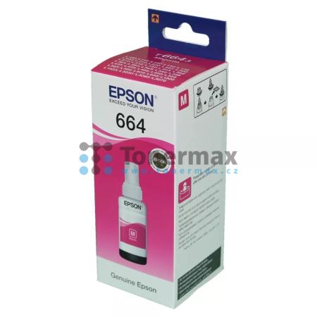 Epson 664, C13T66434A, ink bottle, originální inkoustová lahvička pro tiskárny Epson ET-2500, EcoTank ET-2500, ET-2550, EcoTank ET-2550, ET-2600, EcoTank ET-2600, ET-2650, EcoTank ET-2650, ET-3600, EcoTank ET-3600, ET-4500, EcoTank ET-4500, ET-4550, EcoTa