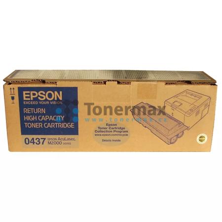 Epson S050437, C13S050437, return, originální toner pro tiskárny Epson AcuLaser M2000D, AcuLaser M2000DN, AcuLaser M2000DT, AcuLaser M2000DTN