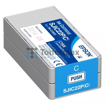 Epson SJIC22P(C), C33S020602, originální cartridge pro tiskárny Epson ColorWorks C3500, TM-C3500