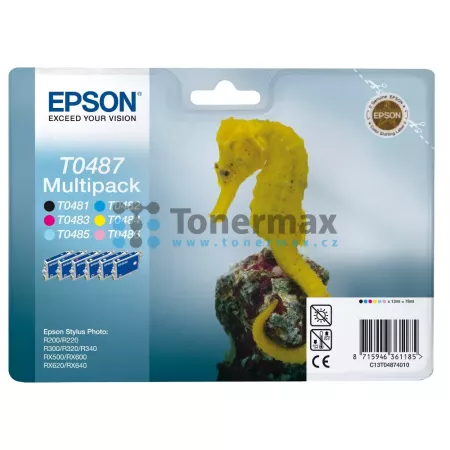 Cartridge Epson T0487, C13T04874010, multipack