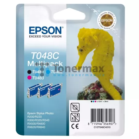 Cartridge Epson T048C, C13T048C4010, multipack