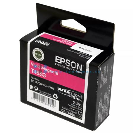 Epson T46S3, C13T46S300, originální cartridge pro tiskárny Epson SC-P700, SC-P706, SureColor SC-P700, SureColor SC-P706