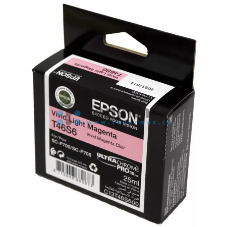 Epson T46S6, C13T46S600, originální cartridge pro tiskárny Epson SC-P700, SC-P706, SureColor SC-P700, SureColor SC-P706