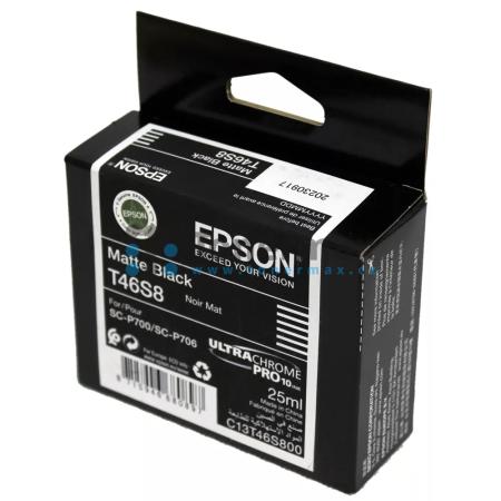 Epson T46S8, C13T46S800, originální cartridge pro tiskárny Epson SC-P700, SC-P706, SureColor SC-P700, SureColor SC-P706