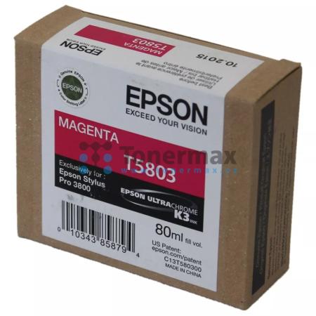 Epson T5803, C13T580300, originální cartridge pro tiskárny Epson Stylus Pro 3800