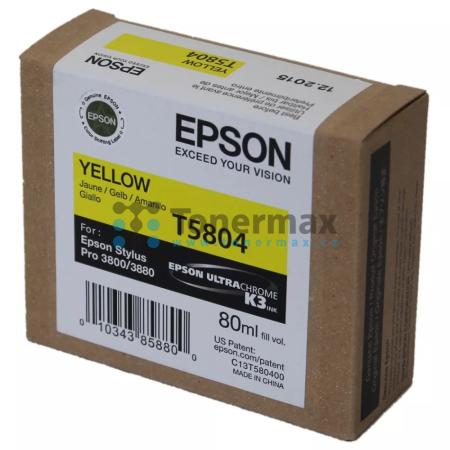 Epson T5804, C13T580400, originální cartridge pro tiskárny Epson Stylus Pro 3800, Stylus Pro 3880