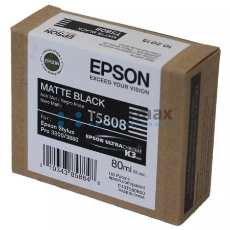 Epson T5808, C13T580800, originální cartridge pro tiskárny Epson Stylus Pro 3800, Stylus Pro 3880