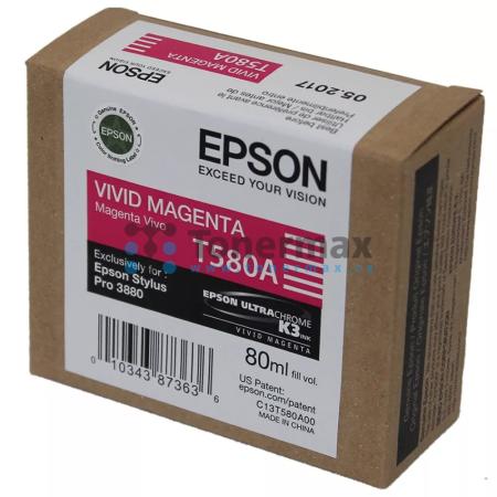 Epson T580A, C13T580A00, originální cartridge pro tiskárny Epson Stylus Pro 3880