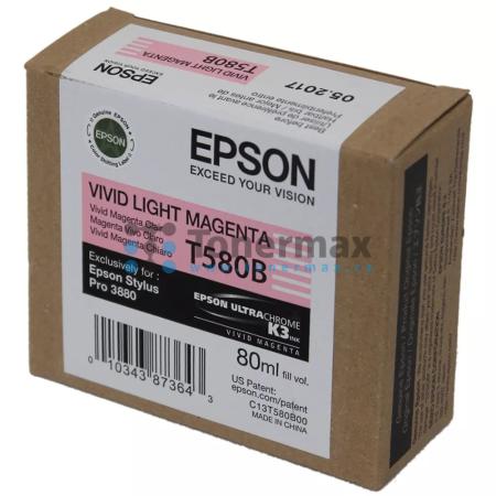 Epson T580B, C13T580B00, originální cartridge pro tiskárny Epson Stylus Pro 3880