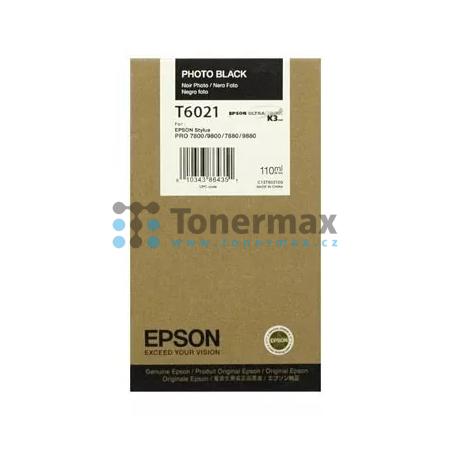 Epson T6021, C13T602100, originální cartridge pro tiskárny Epson Stylus Pro 7800, Stylus Pro 7880, Stylus Pro 9800, Stylus Pro 9880