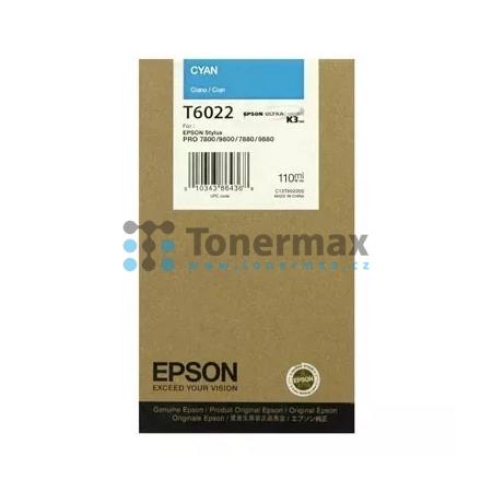 Epson T6022, C13T602200, originální cartridge pro tiskárny Epson Stylus Pro 7800, Stylus Pro 7880, Stylus Pro 9800, Stylus Pro 9880