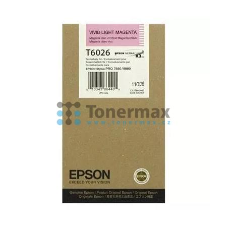 Epson T6026, C13T602600, originální cartridge pro tiskárny Epson Stylus Pro 7880, Stylus Pro 9880