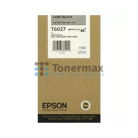 Epson T6027, C13T602700, originální cartridge pro tiskárny Epson Stylus Pro 7800, Stylus Pro 7880, Stylus Pro 9800, Stylus Pro 9880