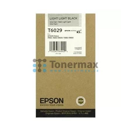 Epson T6029, C13T602900, originální cartridge pro tiskárny Epson Stylus Pro 7800, Stylus Pro 7880, Stylus Pro 9800, Stylus Pro 9880