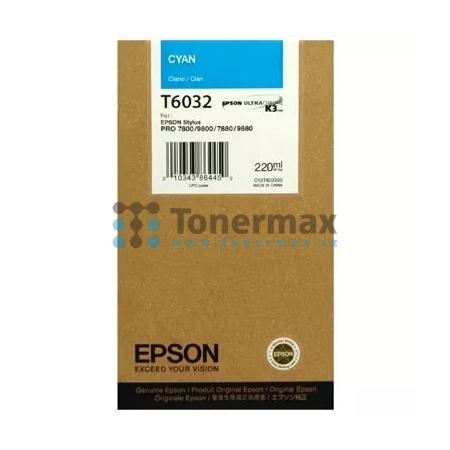 Epson T6032, C13T603200, originální cartridge pro tiskárny Epson Stylus Pro 7800, Stylus Pro 7880, Stylus Pro 9800, Stylus Pro 9880