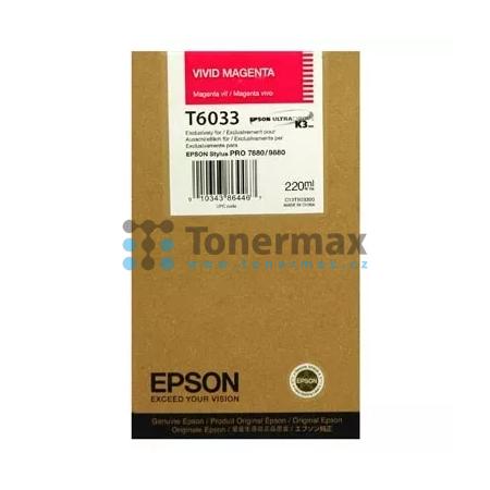Epson T6033, C13T603300, originální cartridge pro tiskárny Epson Stylus Pro 7880, Stylus Pro 9880