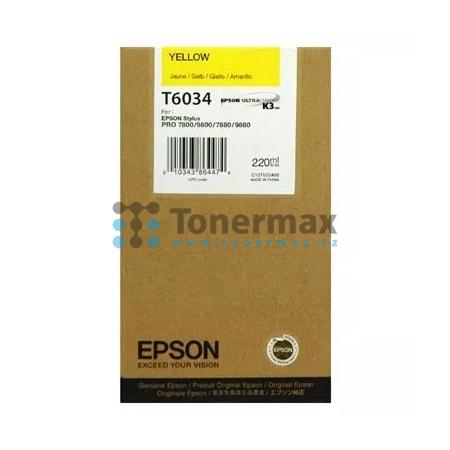Epson T6034, C13T603400, originální cartridge pro tiskárny Epson Stylus Pro 7800, Stylus Pro 7880, Stylus Pro 9800, Stylus Pro 9880