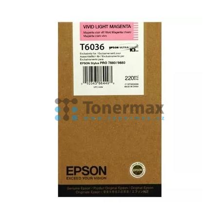 Epson T6036, C13T603600, originální cartridge pro tiskárny Epson Stylus Pro 7880, Stylus Pro 9880