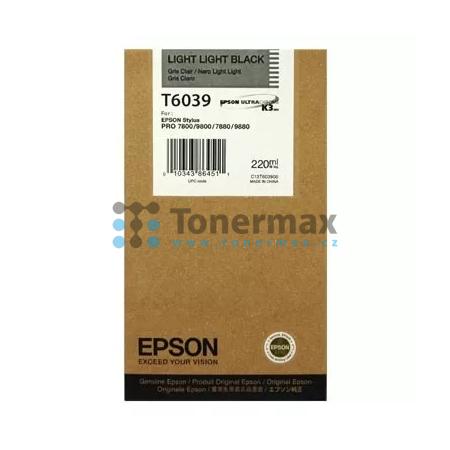 Epson T6039, C13T603900, originální cartridge pro tiskárny Epson Stylus Pro 7800, Stylus Pro 7880, Stylus Pro 9800, Stylus Pro 9880