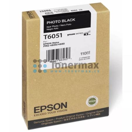 Epson T6051, C13T605100, originální cartridge pro tiskárny Epson Stylus Pro 4800, Stylus Pro 4880