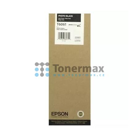Epson T6061, C13T606100, originální cartridge pro tiskárny Epson Stylus Pro 4800, Stylus Pro 4880